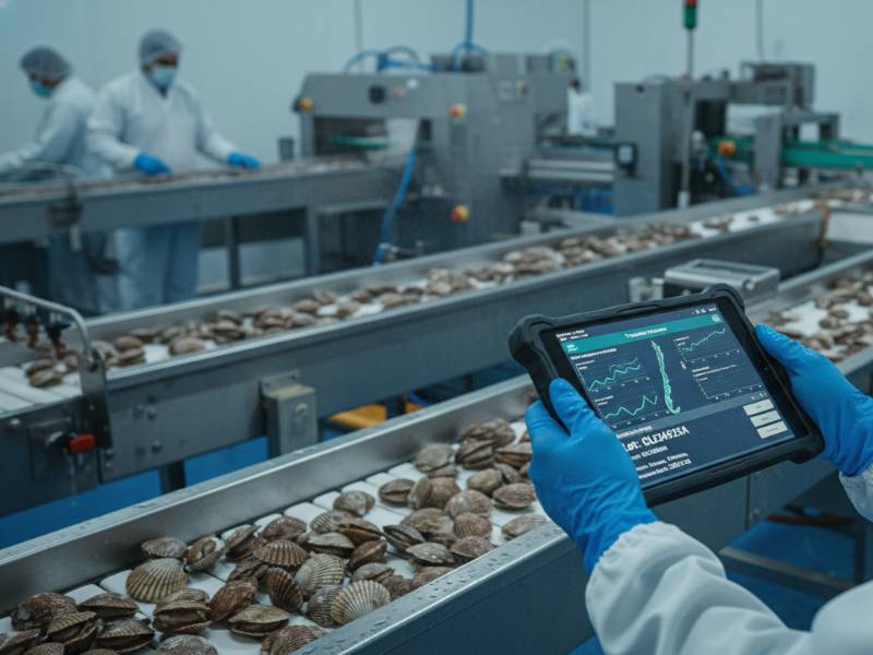 Digitalización en Procesamiento de Ostiones: Trazabilidad y Eficiencia Exportadora