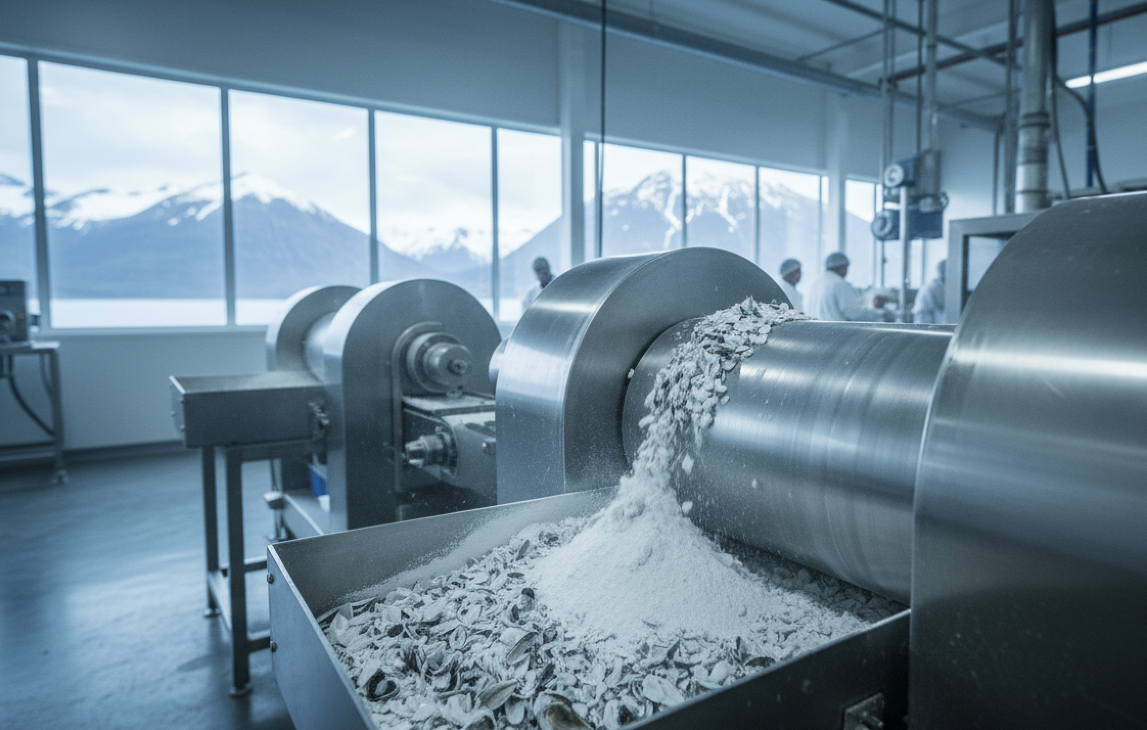 Economía Circular: Dryer escala valorización de residuos de mejillón