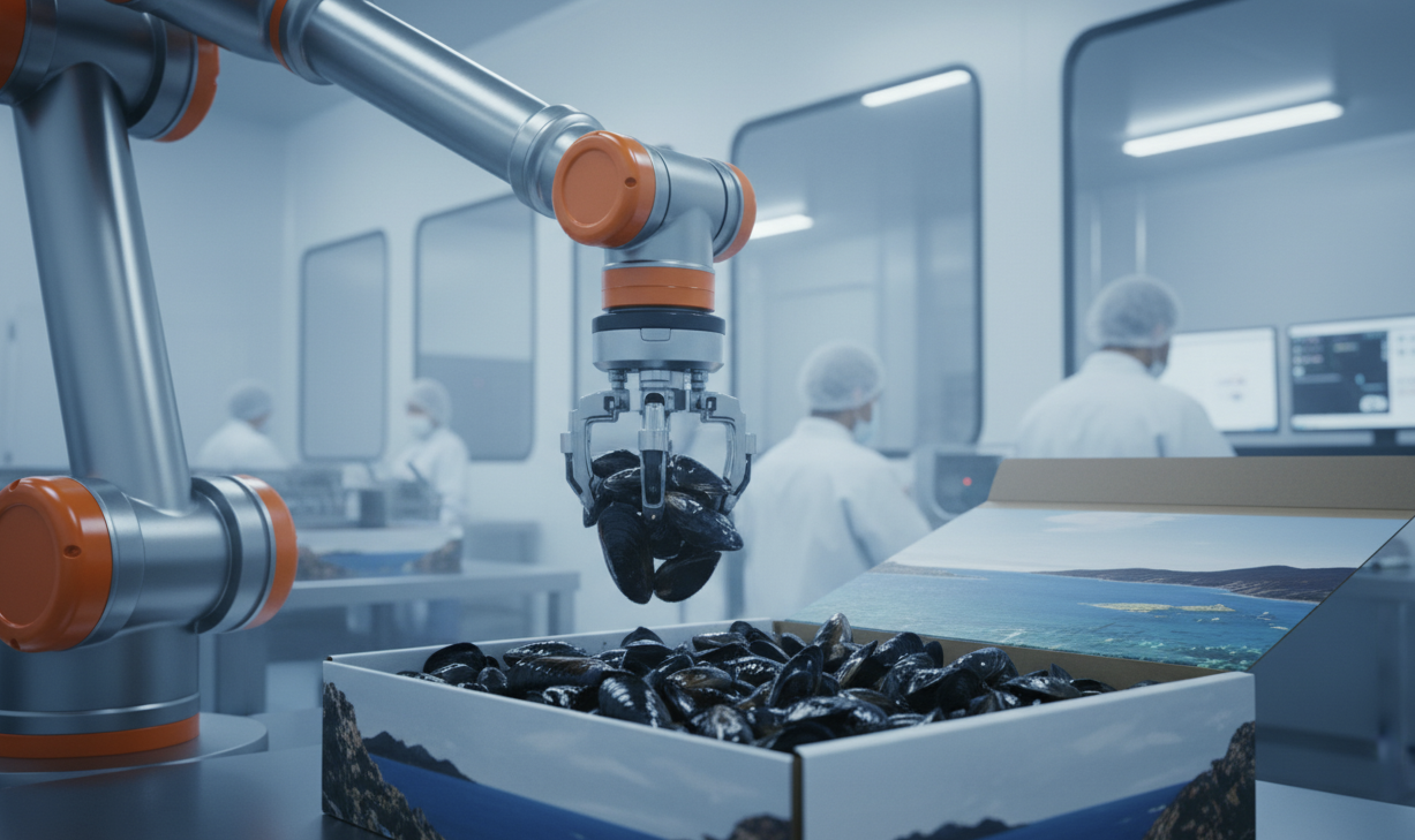 Robótica en Castro: La Nueva Era del Empaque en la Industria Mitilicultora